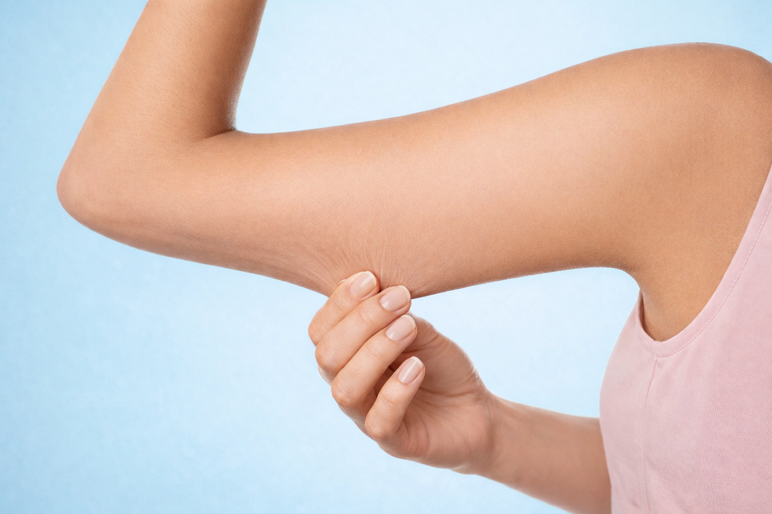 Зоны, где липолиз дает лучший эффект — живот, фланки, бёдра, руки